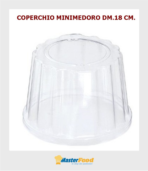 Coperchio mini medoro dm.18 cm. (pz.50) Alcas