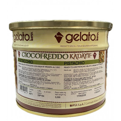 Pistacchio dubai kadayif crema kg.3 Ipsa Pistacchio dubai kadayif crema kg.3 Ipsa