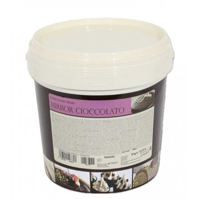 Glassa a specchio Cioccolato mirror kg.6 (glutenfree) Irca Glassa a specchio Cioccolato mirror kg.6 (glutenfree) Irca
