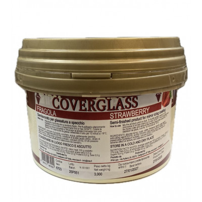 Glassa a specchio FRAGOLA coverglass kg.3 Ipsa Glassa a specchio FRAGOLA coverglass kg.3 Ipsa