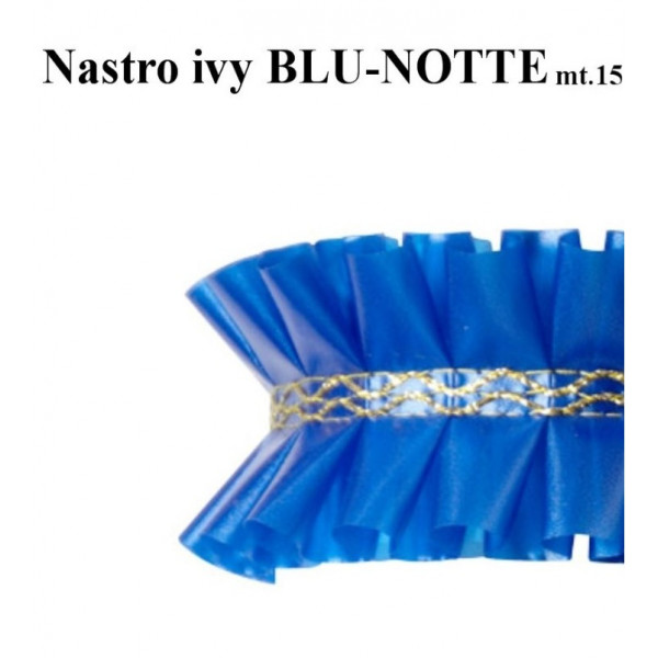 Nastro girotorta ivy BLU NOTTE mt.15 wfd