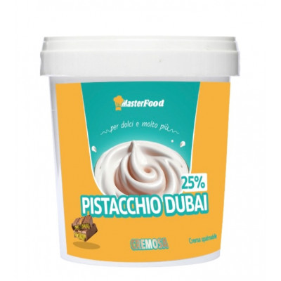 Crema spalmabile Pistacchio Dubai 25% kg.1 MFood Crema spalmabile Pistacchio Dubai 25% kg.1 MFood