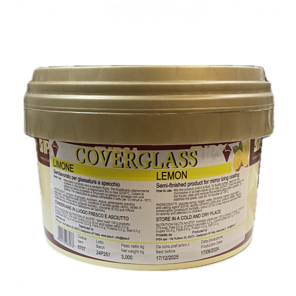 Glassa a specchio Limone coverglass kg.3 Ipsa