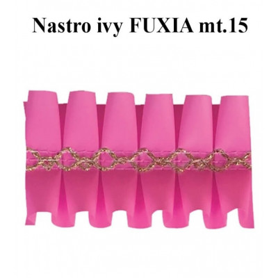 Nastro girotorta ivy FUXIA mt.15 wfd