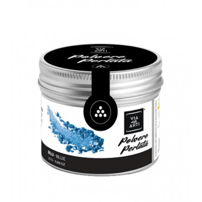 Colorante in polvere Perlato Blu gr.25 Volcke Colorante in polvere Perlato Blu gr.25 Volcke