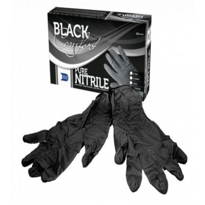 Guanti nitrile neri (misura M) pz.100 Imballaggi Guanti nitrile neri (misura M) pz.100 Imballaggi