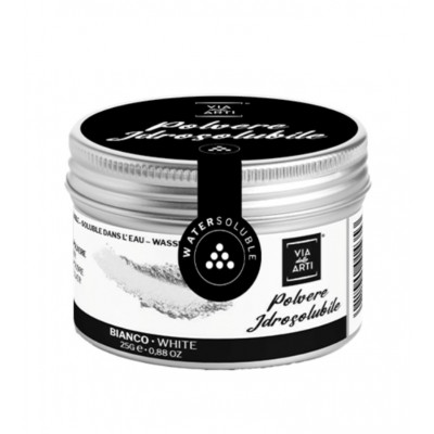 Colorante in polvere Bianco idrosolubile concentrato gr.25 volcke