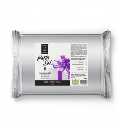 Pasta di zucchero viola kg.1 Volcke