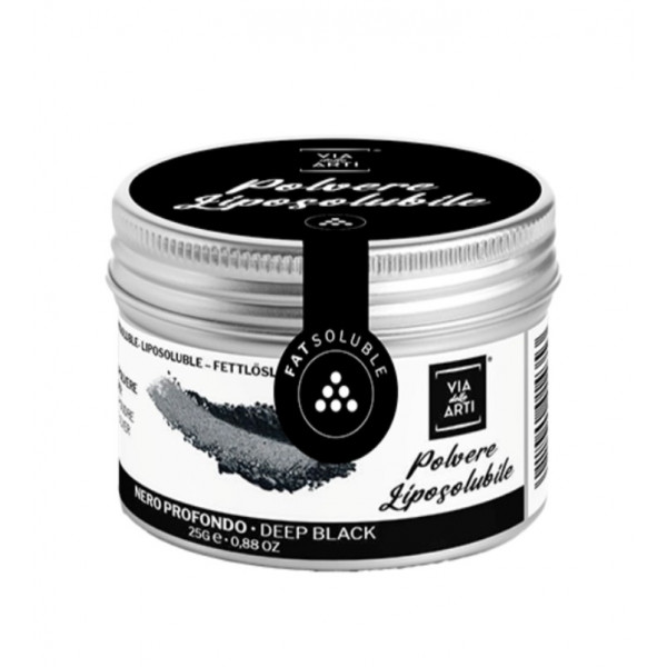 Colorante in polvere liposolubile Nero concentrato gr.25 volcke