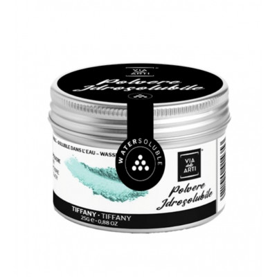 Colorante in polvere Verde tiffany idrosolubile concentrato gr.25 volcke