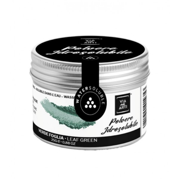Colorante in polvere Verde foglia idrosolubile concentrato gr.25 volcke