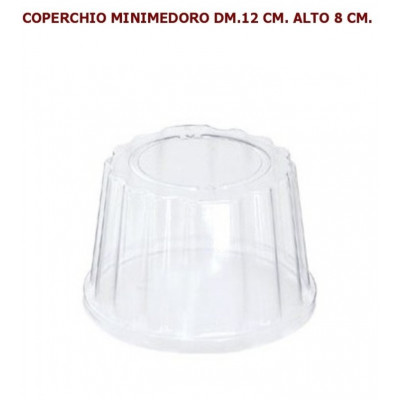 Coperchio mini medoro dm.12 cm. alto dm 8 cm. (pz.50) Alcas