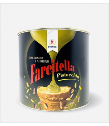 Farcitella Pistacchio 20% kg.3 crema spalmabile (glutenfree) Elenka