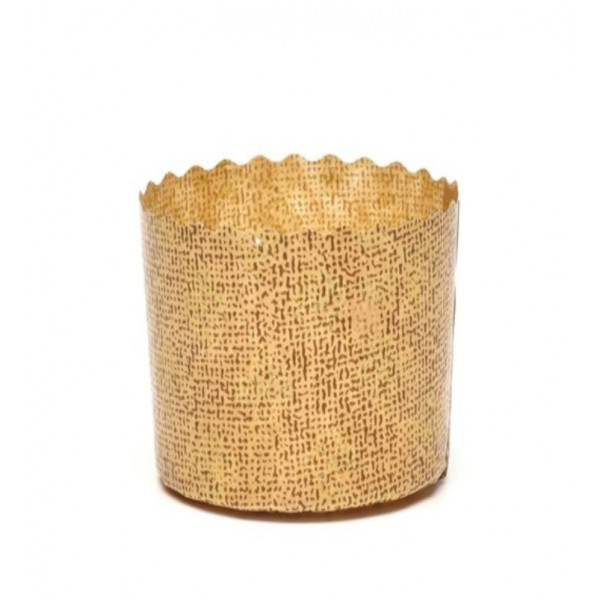 Stampo da cottura forma Panettone gr.100 in carta (fila da pz.10) Novaservice
