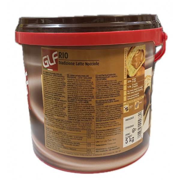 Crema spalmabile Rio tradizione Latte e Nocciole kg.5 GLF