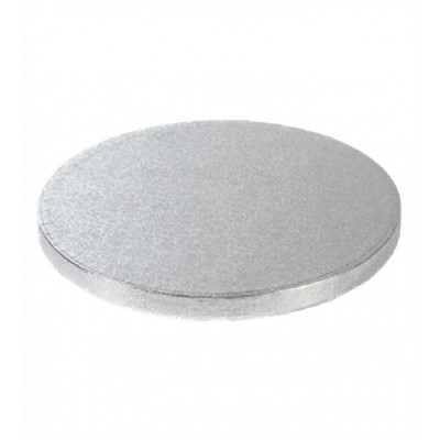Cakeboard tondo argento 40cm. x H1,2 (pz.5) WFD