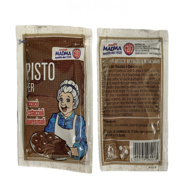 Pisto extra in polvere n.5 bustine da gr.10 Madma