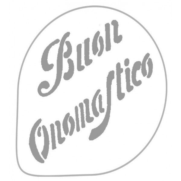 Stencil per torte BUON ONOMASTICO (mask5) martellato