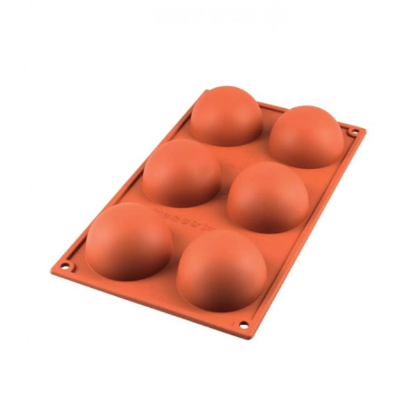 Stampo silicone semisfera 6 forme 70 x h35 mm (cod:SF002) Silikomart