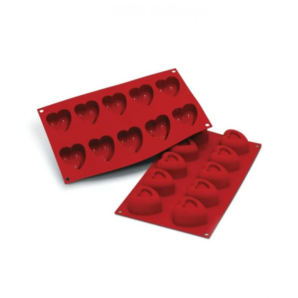 Stampo silicone passion 10 forme 49x54 H28 mm (cod: SF088) Silikomart