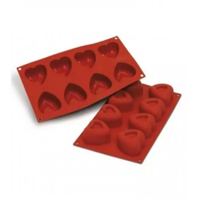Stampo silicone passion 8 forme 59x62 H32 mm (cod: SF087) Silikomart