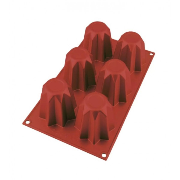 Stampo silicone pandorino 6 forme 75x75 H60 mm (cod: SF100) Silikomart
