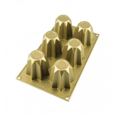 Stampo silicone pandorino 6 forme 75x75 H60 mm (cod: SF100) Silikomart