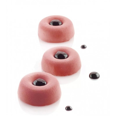 Stampo silicone savarin medio 8 forme 65 x H21 mm (cod: SF011) Silikomart