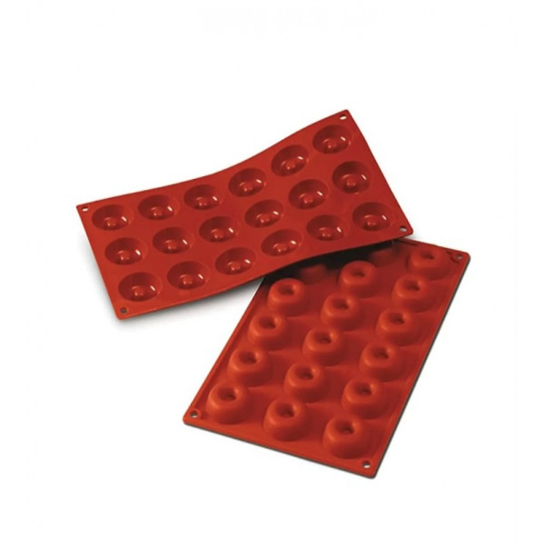 Stampo silicone savarin piccolo 18 forme 41 x H12 mm (cod: SF010) Silikomart