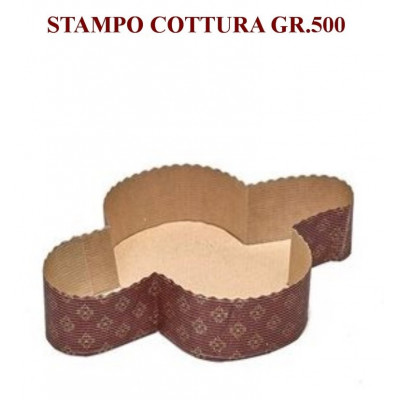 Stampo colomba da cottura gr.500 (confezione da pz.50) Novaservice