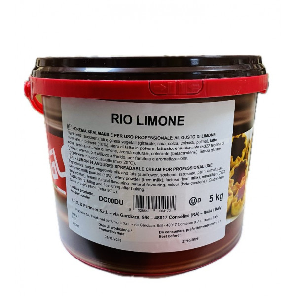 Crema spalmabile Rio Limone kg.5 (senza glutine) GLF