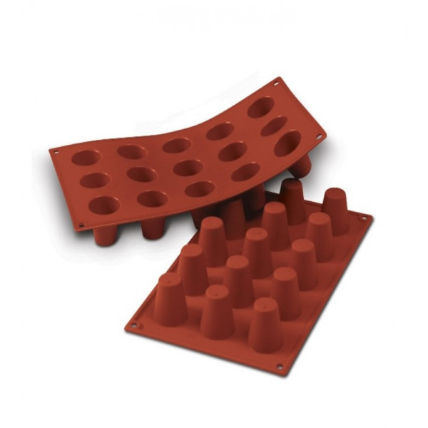 Stampo silicone Baba' diam. 35 x H 38 mm. (mm terracotta) Silikomart