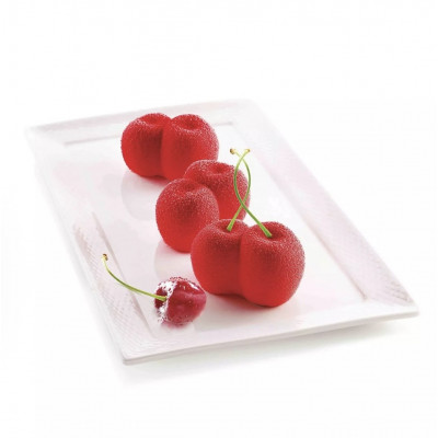 Stampo silicone Rosso Ciliegia 6 forme 75 x 50 H45 mm Silikomart