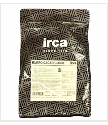 Burro di cacao in gocce kg.2 (glutenfree) Irca