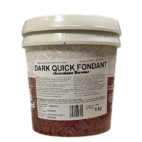 Zucchero fondente Dark Quick Fondente 5 Kg Laped