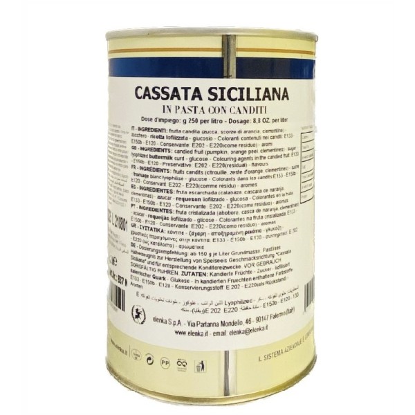 Pasta cassata siciliana 1 Kg Elenka