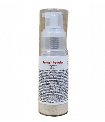 Colorante pump-powder spray alimentare ARGENTO gr.10 (glutenfree) solchim
