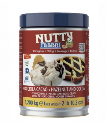 Nutty Nocciola-Cacao kg.1,200 (Glutenfree) Fabbri