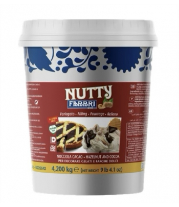Nutty nocciola-cacao kg.4,200 (Glutenfree) Fabbri