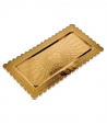 Piatto ala cartone oro/oro kg.10 rettangolare cm.45x55