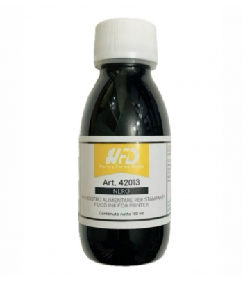 Colorante alimentare NERO per stampante ink jet ml.100 WFD