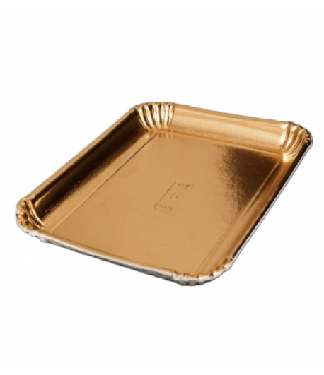 Vassoio di cartone oro n.3 kg.10 Cartonplastica