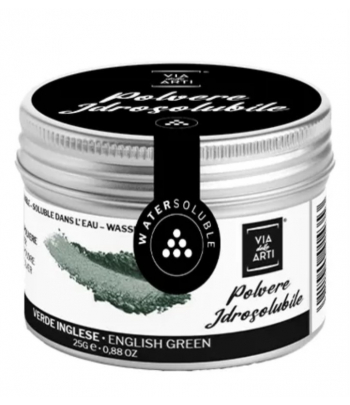 Colorante in polvere Verde Inglese idrosolubile concentrato gr.25 volcke