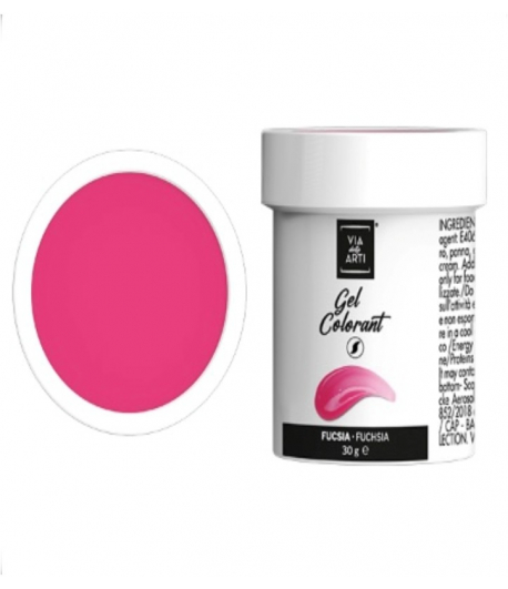 Colorante gel Fucsia gr.30 (glutenfree) Volcke