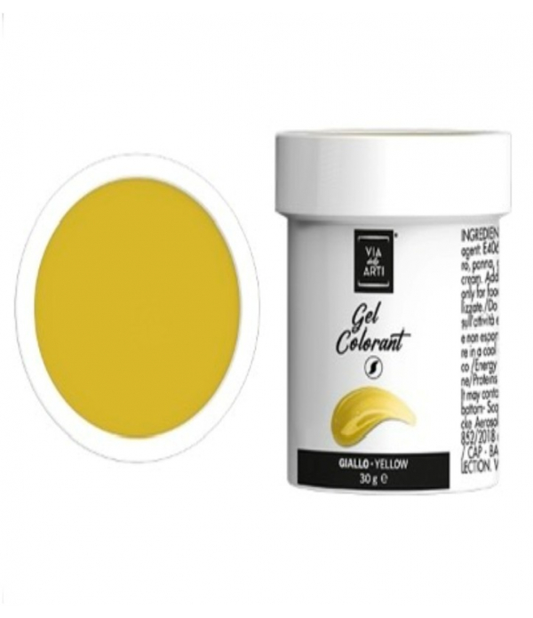 Colorante gel Giallo gr.30 (glutenfree) Volcke