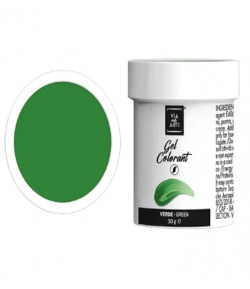 Colorante gel Verde gr.30 (glutenfree) Volcke