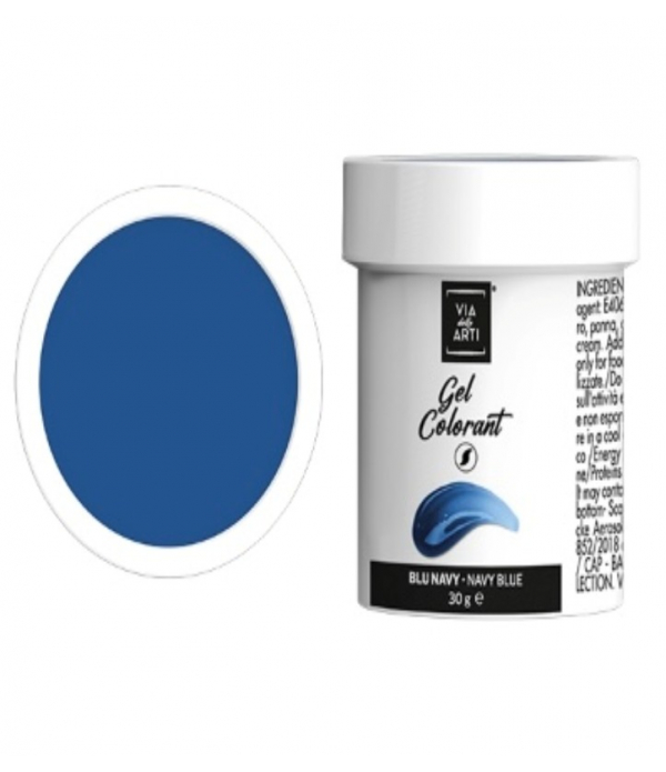 Colorante gel Blu navy gr.30 (glutenfree) Volcke