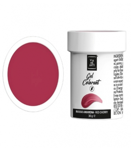 Colorante gel Rosso amarena gr.30 Volcke