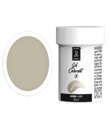 Colorante gel Avorio gr.30 (glutenfree) Volcke