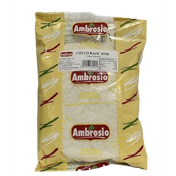 Polpa di cocco rapè fine 500 gr Ambrosio